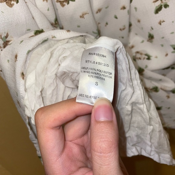 ECRU LABS Floral Print Off Shoulder Mini Dress - Picture 6 of 6